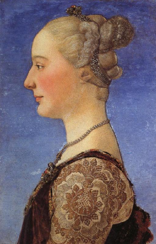 Piero pollaiolo Portrait of a Woman oil painting image